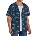 thumbnail image 2 of Kdxio Men's Hawaiian Shirt for Men Short Sleeve Shirt Octopus Sea Life Summer Casual Holiday Beach Button Down T-Shirts, 2 of 5