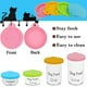 thumbnail image 2 of IVIA Tapas para latas de alimentos para mascotas, tapas universales de silicona sin BPA para alimentos para perros y gatos, una tapa para la mayoría de los alimentos enlatados para perros y gatos de tamaño estándar (paquete de 4 multicolor) Ormromra DLM46, 2 of 6