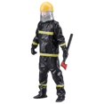 thumbnail image 2 of Modelos de simulación a escala 1:32 Figuras de personas en miniatura Modelo de bombero Figuras para Negro A, 2 of 9