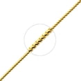 thumbnail image 3 of LoveBling 10K Yellow Gold Solid Diamond Cut Franco Chain Bracelet (2.2mm, 8.5"), 3 of 5