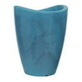 thumbnail image 1 of Ecobo Maceta Ecológica Redonda Onda 32 cm para Interiores y Exteriores, Duradera, Versátil y Ligera, Diseñada por Artesanos Brasileños, Diseño Contemporáneo para Todo Tipo de Climas, Azul., 1 of 4