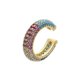 thumbnail image 1 of C-shaped Cz Zirconia Ear Clip Hip Hop Trendy Copper Inlaid Ear Cuff Fo SHED002-1 none, 1 of 5