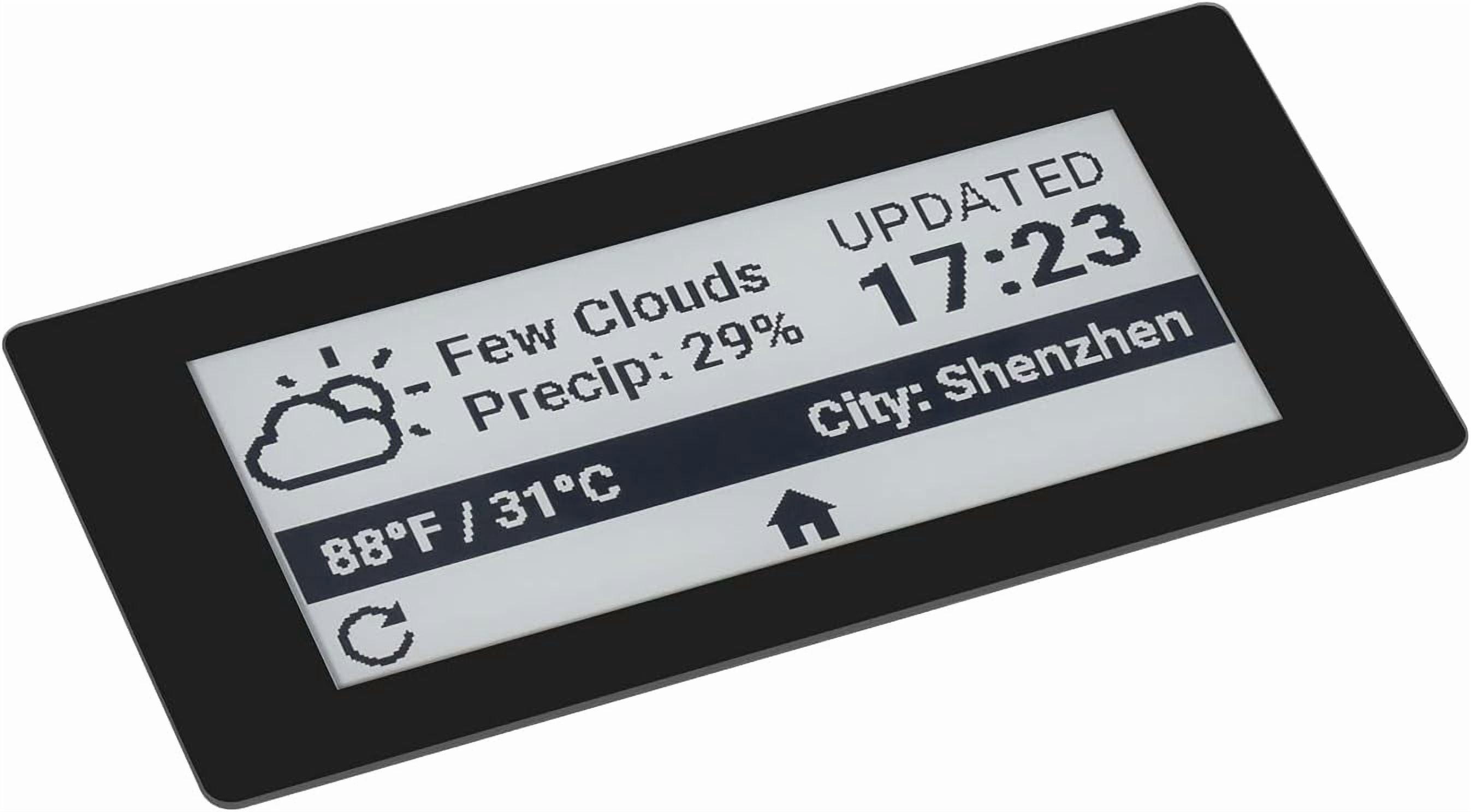 2.9inch Touch E-Paper Display HAT for 4B/3B+/3B/2B/Zero/Zero W/WH, 296×128 Pixel 5-Points Black/White 3.3V/5V Capacitive Touch E-Ink Screen, SPI Interface Support Partial Refresh