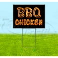 thumbnail image 1 of Bbq Chicken (18" x 24") Yard Sign, Includes Metal Step Stake, 1 of 6