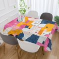 thumbnail image 2 of Yayeee Tablecloths for Rectangular Tables 54 x 54 inch Party Table Cover, Art Geometric, 2 of 6