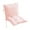 Pink, variant on Holloyiver Outdoor High Back Chair Cushions, Water Repellent Rocking Chair Cushions Replacement, Seat/Back Chair Cushions for Patio, Porch, Balcony and Indoor, 15.7"x31.4"