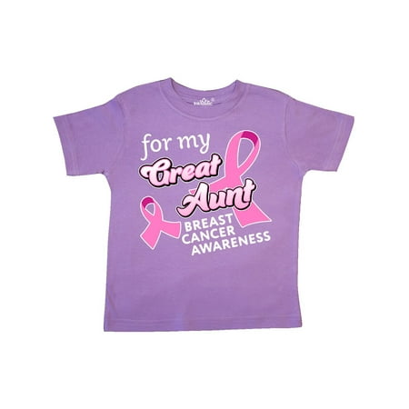 

Inktastic For My Great Aunt - Breast Cancer Awareness Gift Toddler Boy or Toddler Girl T-Shirt