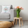 thumbnail image 2 of Simply Daisy 16 in x 16 in Contemporary Blue Polyester Throw Pillow, 2 of 2