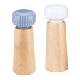 thumbnail image 1 of Molinillo de sal y pimienta de molinillo y pimienta de , molinillos de pimienta, saleros con rotor de cerámica ajustable, paquete de 2 Magideal Molinillo de sal y pimienta, 1 of 7