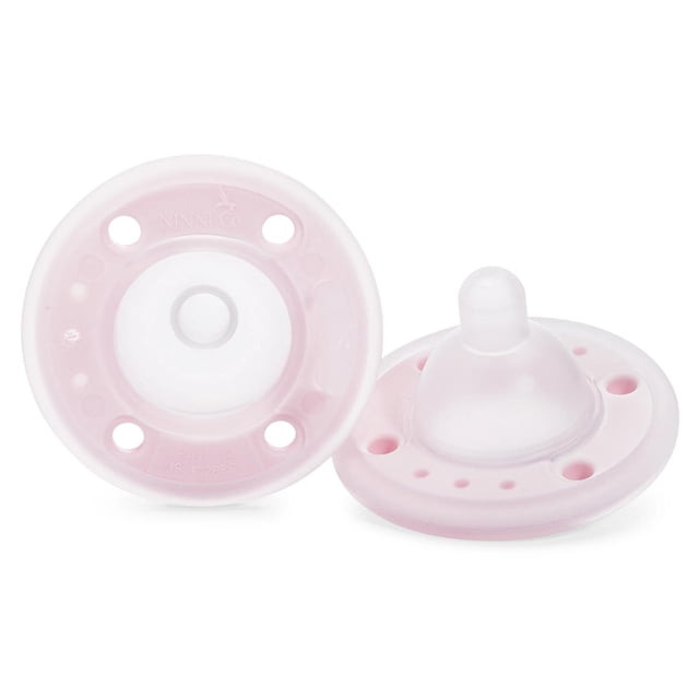 Pack 2 Chupones Ninni Co. Simula Pecho Materno Rosa rosa claro