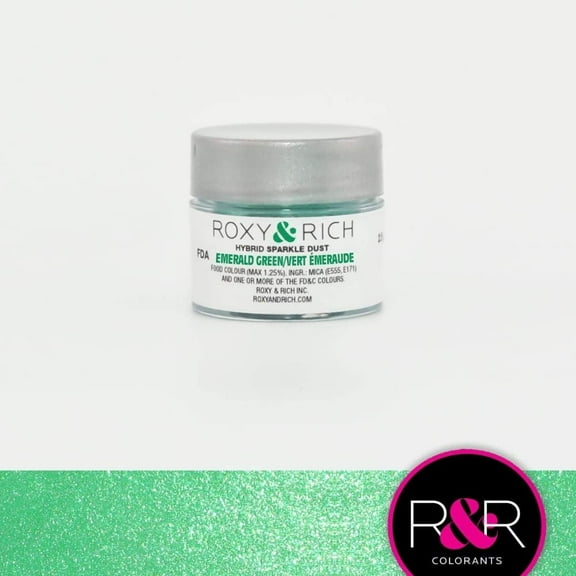 Chocolats Roxy & Rich Sparkle Dust - Emerald Green