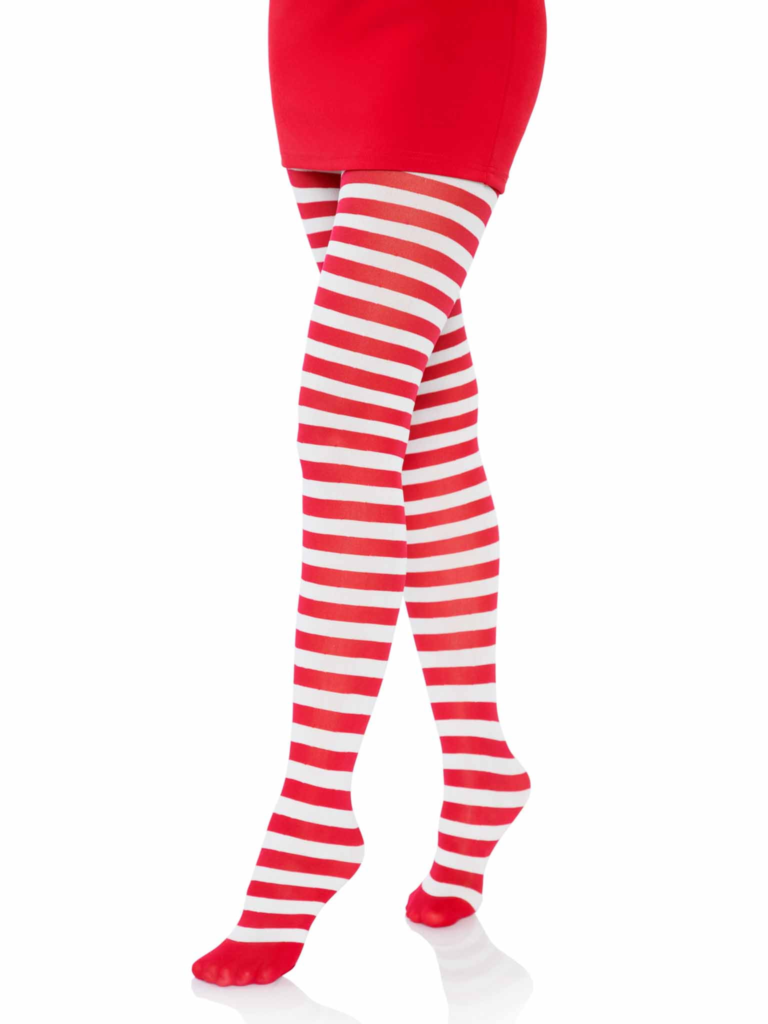 Red and White Striped Tights Red and White Striped Tights