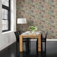 thumbnail image 3 of Brewster Marrakesh Multicolor Global Tiles Wallpaper, 20.5-in by 33-ft, 56.4 sq. ft, 3 of 4