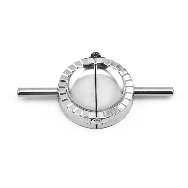4.7 Inch Empanda Press, Large Stainless Steel Dumpling Maker, 2-in-1 Dough Cutter/Dumpling Mold for Empanada, Dumpling, Ravioli, Pierogi & Hand Pie
