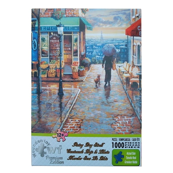 Rompecabezas Wuundentoy Caminando Bajo la Lluvia 1000 piezas