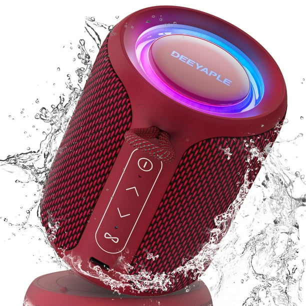 Altavoz Bluetooth Deeyaple inalámbrico IP67 a prueba de agua de 15 W
