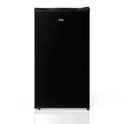 TCL Black Single Door Compact Refrigerator without Freezer for Dorm, Office & Garage, 3.1 Cu. Ft.