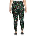 thumbnail image 3 of Terra & Sky Women's Plus Size Printed Leggings, 3 of 5