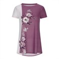 thumbnail image 3 of Birdeem Womens Summer Casual Comfortable Print Sexy Pattern Round Neck Short Sleeve, 3 of 5