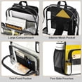 thumbnail image 2 of Mochila transparente PAMANO Heavy Duty para trabajos universitarios, 2 of 7
