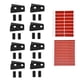 thumbnail image 1 of 8pcs Auto Car Side Door Hinge Protector Cover Trim for Jeep Wrangler JK 4 Door 2 Door 17-18, 1 of 9