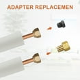 thumbnail image 4 of 25Ft Mini Split Line Set with Flared Copper Tubing, 1/4" & 3/8" O.D. Thickened PE Insulated Coil, Nuts & Installation Kit – AC Hose Kit AC Drain Hose, Mini Split Drain Hose, Mini Split Line Set Cover, 4 of 8