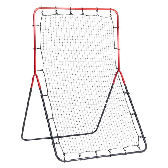 Dranite 3-Way Baseball Trainer Net - 3x4.5ft Softball Rebounder PitchBack