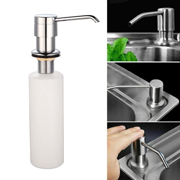Dispensador de jabón PIX-LINK Fregadero de cocina plástico galvanizado