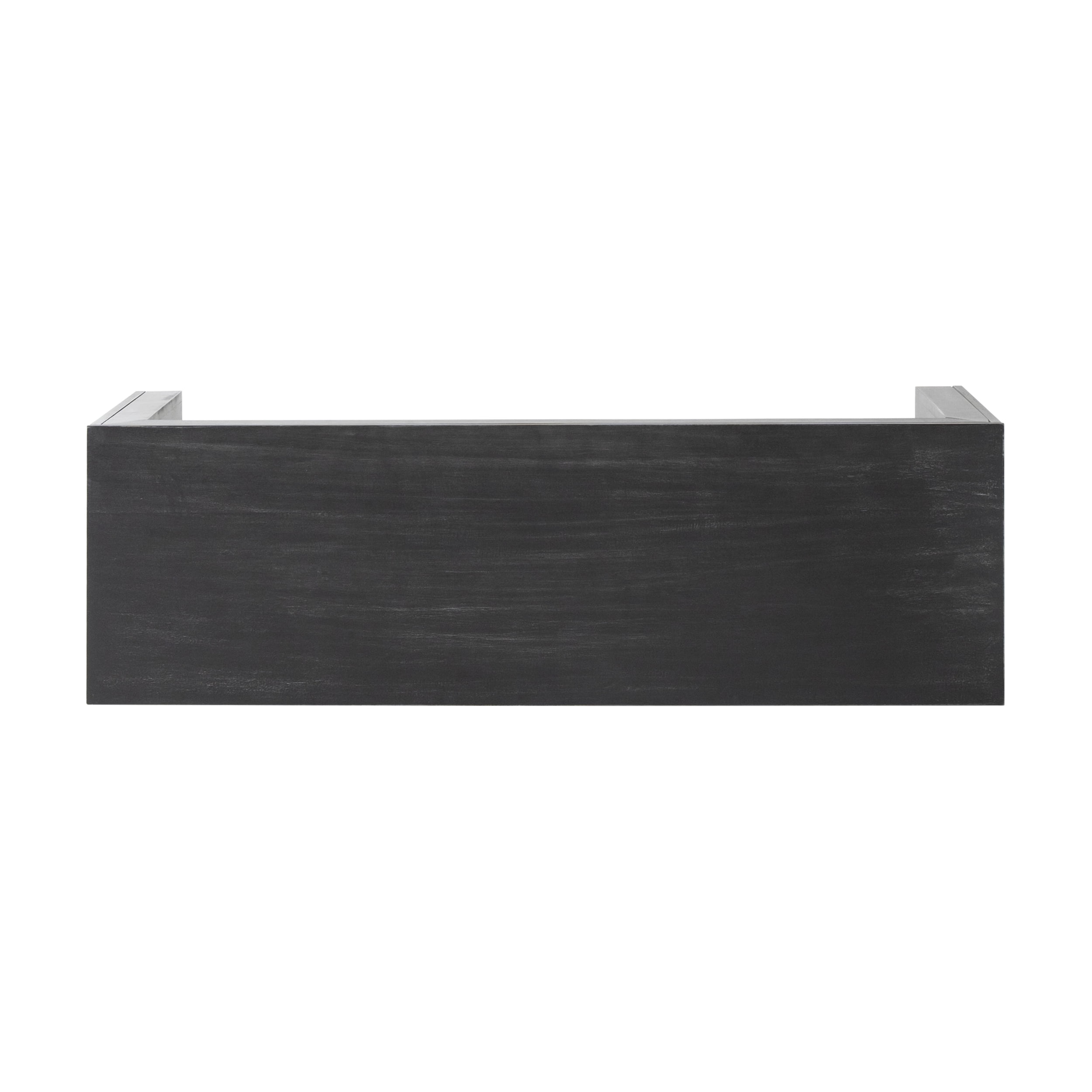 Noble House Maiya Farmhouse Acacia Wood Dining Bench, Black