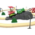 thumbnail image 4 of Wooden Train Accessories Battery Operated Locomotive Train, Remote Control Train for Track Set, Powerful Engine Train Vehicles Fit All Major Brands Track Railway System (Battery Not Included), 4 of 4