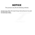 thumbnail image 2 of Transit Auto Rear Disc Brake Rotors and Ceramic Pads Kit for Car Subaru Outback WRX Legacy K8A-101214, 2 of 11