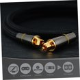 thumbnail image 3 of UPGRATOR Fiber Male to Male Cord Optical Audio Cable Black for Video Recorders 1Set, 3 of 8
