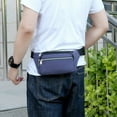 thumbnail image 4 of HBBKVI Fanny Pack, Work Waist Pack Male Nylon Cloth Business Wallet Wear Outdoor Sports Mobile Phone Belt Bag Man, 4 of 6