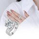 thumbnail image 3 of Huevo Grande Abierto Anillo Ajustable y Sparkling Ajustable Abierto Anillo de Moda 1PCS, 3 of 8