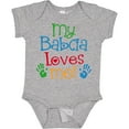 thumbnail image 3 of Inktastic My Babcia Loves Me Boys or Girls Baby Bodysuit, 3 of 5