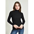 thumbnail image 1 of Blusa tejida de cuello alto /Juvenil, 0247 (Negro) negro M, 1 of 4