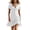 White, variant on YuXingFu Royal Blue Dresses for Women Mid-Length V-Neck Plus Size Womens Dress Short Sleeve with Buttons Casual Summer White S