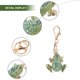 thumbnail image 3 of 2 llaveros de rana con brillantes diamantes de imitación, llavero de animal para mujer, llavero de rana verde, llavero decorativo para mochila y bolso, 3 of 8