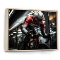 thumbnail image 2 of Designart "The Power of Pedals IV" Transportation Floater Framed Canvas Wall Art, 2 of 7