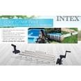 thumbnail image 2 of Intex: Solar Cover Reel - Fits 9-16' Rectangular Frame Pools, Interlocking Aluminum Adjustable Shaft, Hand Crank, Pool Accessory, Cover Not Included, 2 of 9