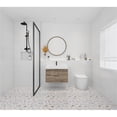 thumbnail image 2 of Cutler Kitchen and Bath Savoy 30" Wood Wall Mount Bathroom Vanity in Brown, 2 of 3