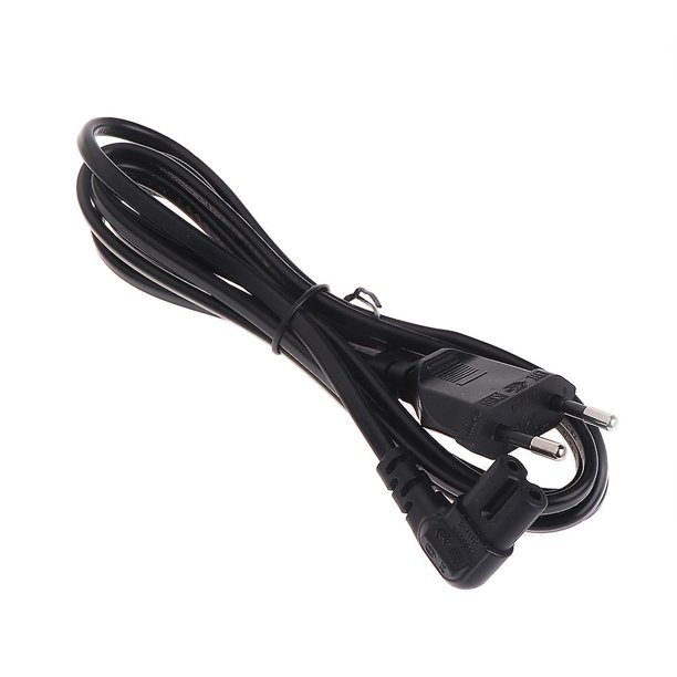 Conector europeo de 2 pines de 1/2/3/5 m a giro en ángulo recto a la izquierda Figura 8 Cable de alimentación con enchufe C7