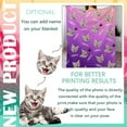 thumbnail image 5 of Custom Pet Photo Blanket, Customized Cat Face Blankets with Names, Personalized Picture Blanket, Pets on Blanket, Personalized Mothers Day, Gift for Pet Lover, 5 of 6