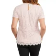 thumbnail image 2 of Teddi Rose Women's Lacy Keyhole Top (US, Alpha, Small, Regular, Regular, Black), 2 of 2