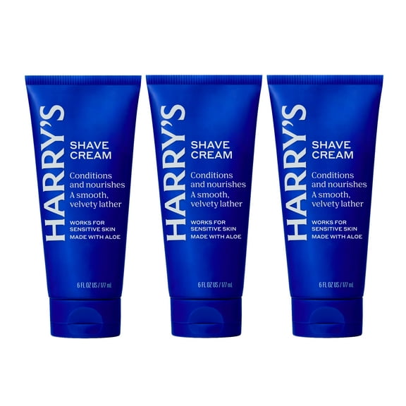 Harry's Shaving Cream - Shaving Cream for Men with Eucalyptus -6 oz, Pack of 3