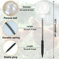 thumbnail image 2 of Mangeoire pour Poules Mangeoire pour Volailles avec Ressort Mangeoire Lente pour Poules Fournitures pour Animaux Durable Conception Qui Reste en Place 2 Pcs, 2 of 3