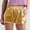 Gold, variant on Metallic Shorts for Women Hot Sparkly Shiny Shorts with Pocket Silver XXL