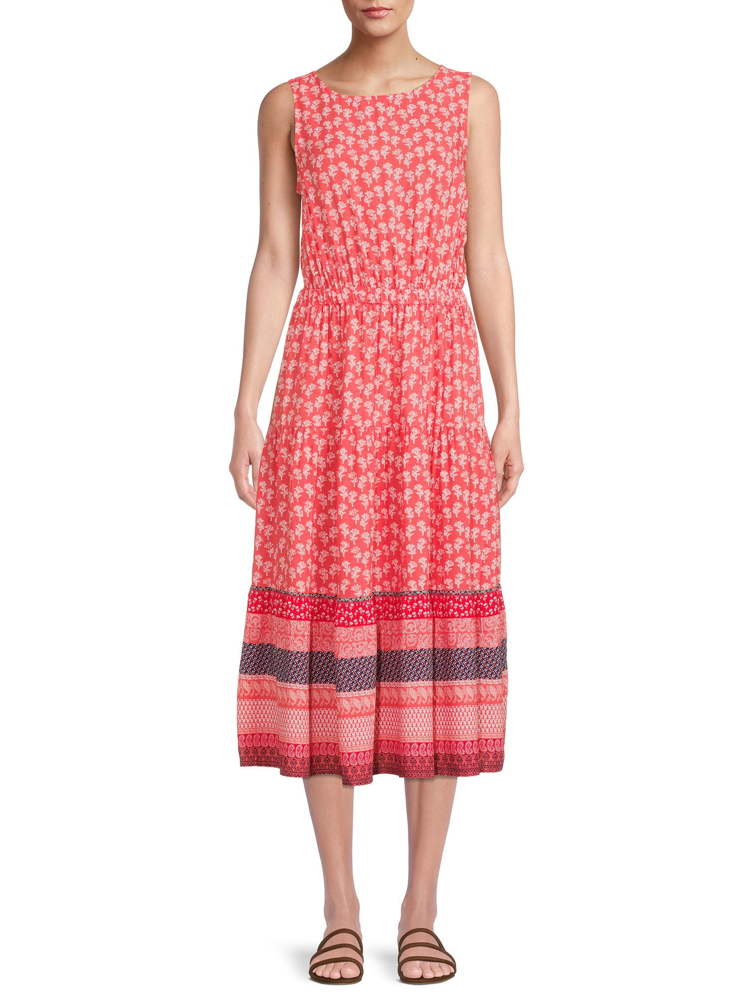 Beachlunchlounge Women's Sleeveless Cutout Maxi Dress