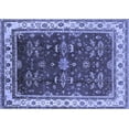 thumbnail image 1 of Ahgly Company Indoor Rectangle Oriental Blue Traditional Area Rugs, 6' x 9', 1 of 4
