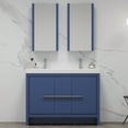 thumbnail image 3 of 48" Freestanding Bathroom Vanity with Sink - Navy Blue, 3 of 7